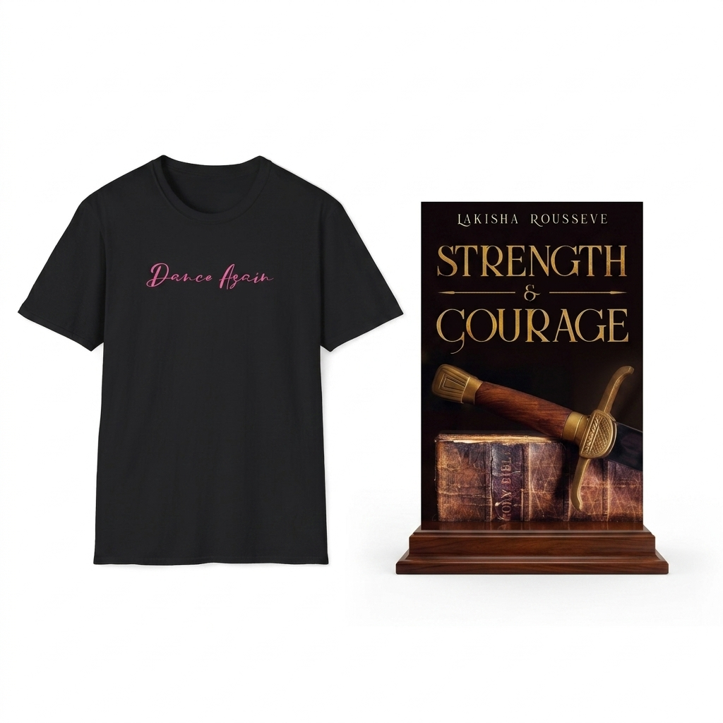 Strength & Courage E-book and Dance Again T-Shirt